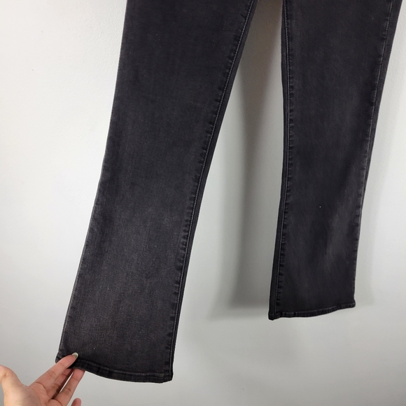 Madewell Cali Demi Boot Button Fly High Waist Cropped Boot Cut Jeans Bellspring - Picture 5 of 15